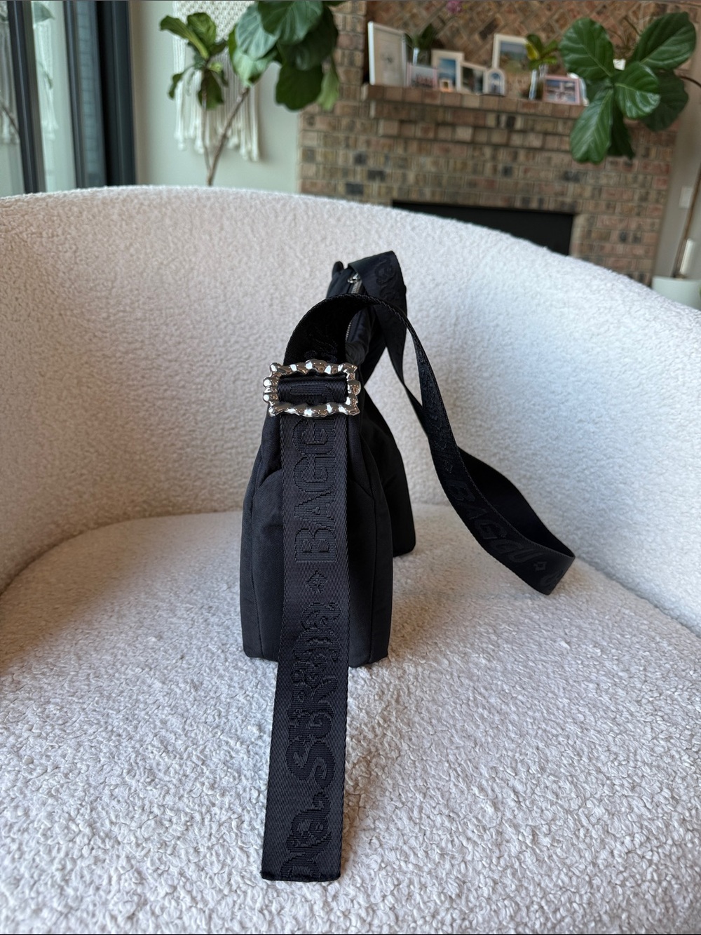 BAGGU x Collina Strada Horse Bag Crossbody Black NWOT - Picture 6 of 16